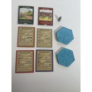 Settlers Of Catan 3061 Replacement Part Cards - Textiles- And Robber